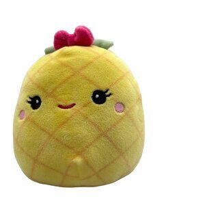 Maui the Yellow Pineapple 5" Food Squad Fruit Squishmallow Plush Stuffed Toy